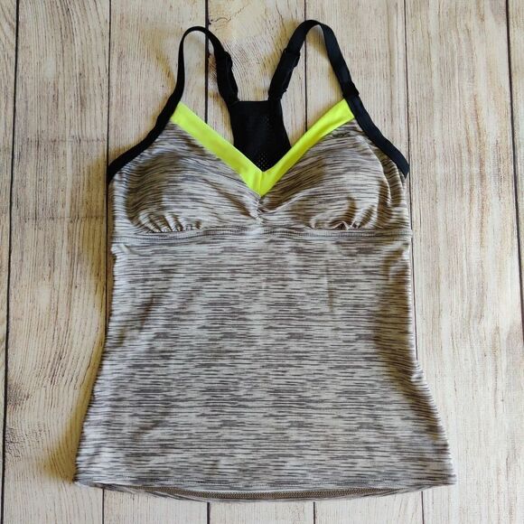 ZeroXposur space-dyed racerback tankini top sz 6 - Picture 6 of 15